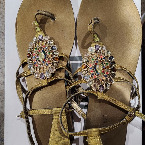Nine West Sz.8 sandles - Picture 3 of 4